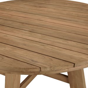 Valeria - ensemble de jardin en bois teck recyclé rotin 6 pers.