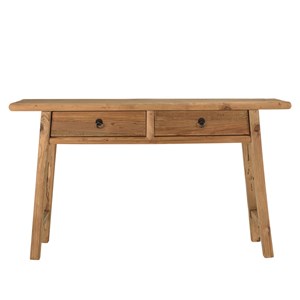 Sandy - console 2 tiroirs bois pin recyclé