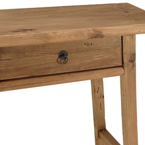 Sandy - console 2 tiroirs bois pin recyclé