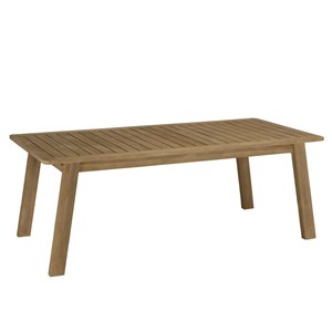 Celestin - table à manger de jardin en bois d'acacia 200x95cm