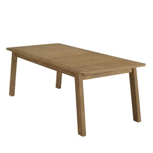Celestin - table à manger de jardin en bois d'acacia 200x95cm