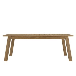 Celestin - table à manger de jardin en bois d'acacia 200x95cm