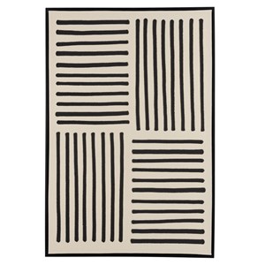 Homer - décoration murale a - 83x123cm lignes abstraites, cadre noir