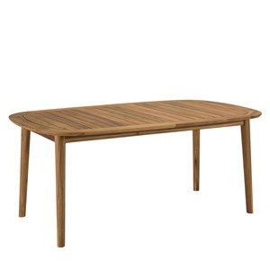 Vick - ensemble de jardin 6 places cancun en bois d'acacia