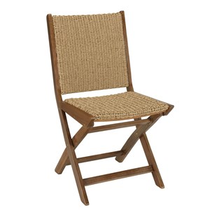 Vick - ensemble de jardin 6 places portofino en bois d'acacia