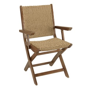 Vick - ensemble de jardin 6 places portofino en bois d'acacia