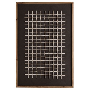 Sandy - décoration murale 62x82cm motifs bois pin recyclé