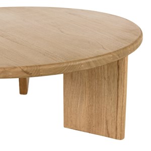 Amy - table basse ronde 80cm en bois de mindi amy