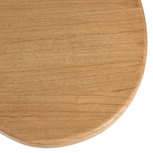 Amy - table basse 120cm forme vague en bois de mindi amy