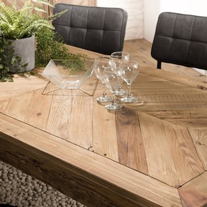 Sandy - table à manger 200x90cm bois pin recyclé