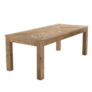 Sandy - table à manger 200x90cm bois pin recyclé