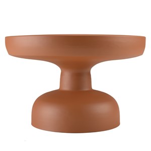 Hortense - table basse ronde 60cm en fer couleur marron mat