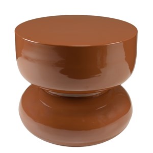Hortense - table d'appoint design en fer couleur brun