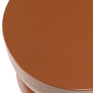 Hortense - table d'appoint design en fer couleur brun