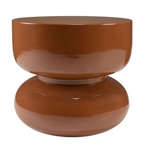 Hortense - table d'appoint design en fer couleur brun