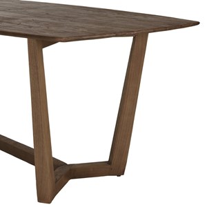 Romy - table à manger rectangulaire 200x100cm bois de mindi