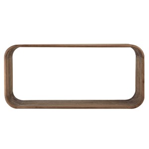 Romy - console design arrondi en bois de mindi