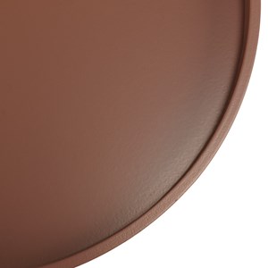 Agathe - table d'appoint ronde en bois peint terracotta d38cm