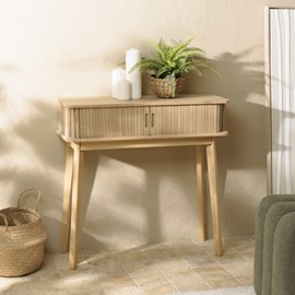 Agathe - console 80x30cm en bois couleur naturelle