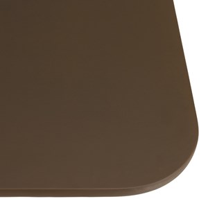 Nestor - table à manger 240x100cm effet béton marron pieds en bois d'acacia