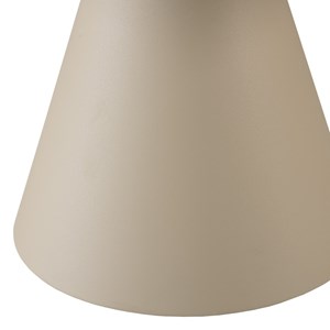 James - table basse 80x75cm en manguier pied métal ivoire james (2 colis)
