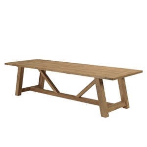 Kally - salon de jardin 1 table et 2 bancs en teck recyclé
