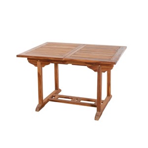Maeva - ensemble de jardin en bois teck huilé 6 pers table + 6 chaises