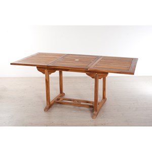 Maeva - ensemble de jardin en bois teck huilé 6 pers table + 6 chaises