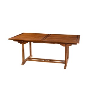 Maeva - ensemble de jardin bois teck huilé table 180*240cm + 6 chaises