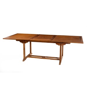 Maeva - ensemble de jardin bois teck huilé table 180*240cm + 6 chaises