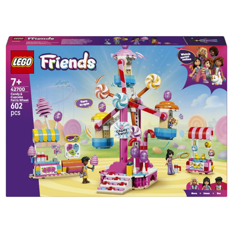 LEGO® Friends La grande roue ornée de bonbons et cupcakes 42700