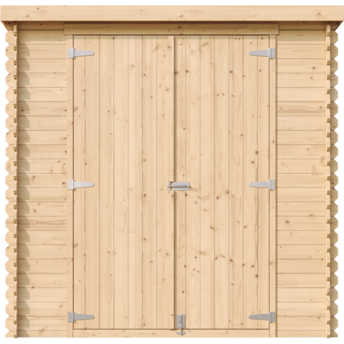 Abri de jardin en bois 2,22m² cabanon de jardin extérieur pour avec sol ...