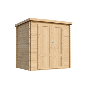 Abri de jardin en bois 2,22 m² cabanon de jardin extérieur pour sans plancher