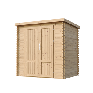 Abri de jardin en bois 2,22 m² cabanon de jardin extérieur pour sans plancher
