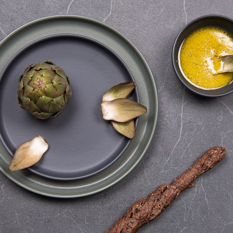 Assiette plate uno 28 cm x6