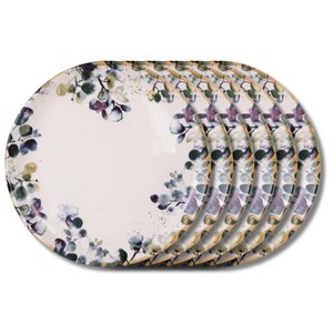 Assiette plate garden 27,5 cm x6
