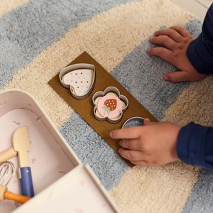 Valisette de jeu jouets en bois petit pâtissier