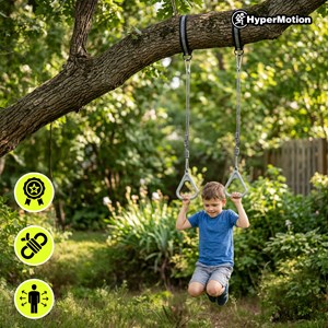 Ensemble gymnastique 5-en-1 hypermotion - aire de jeux intérieur & jardin 100kg