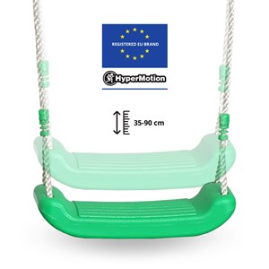 Aire de jeux jardin xxl hypermotion - portique acier 2 sièges, échelle & trapèze