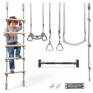 Ensemble gymnastique 6-en-1 hypermotion- aire de jeux maison et jardin- 100kg