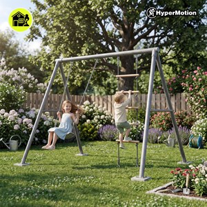 Ensemble gymnastique 6-en-1 hypermotion- aire de jeux maison et jardin- 100kg