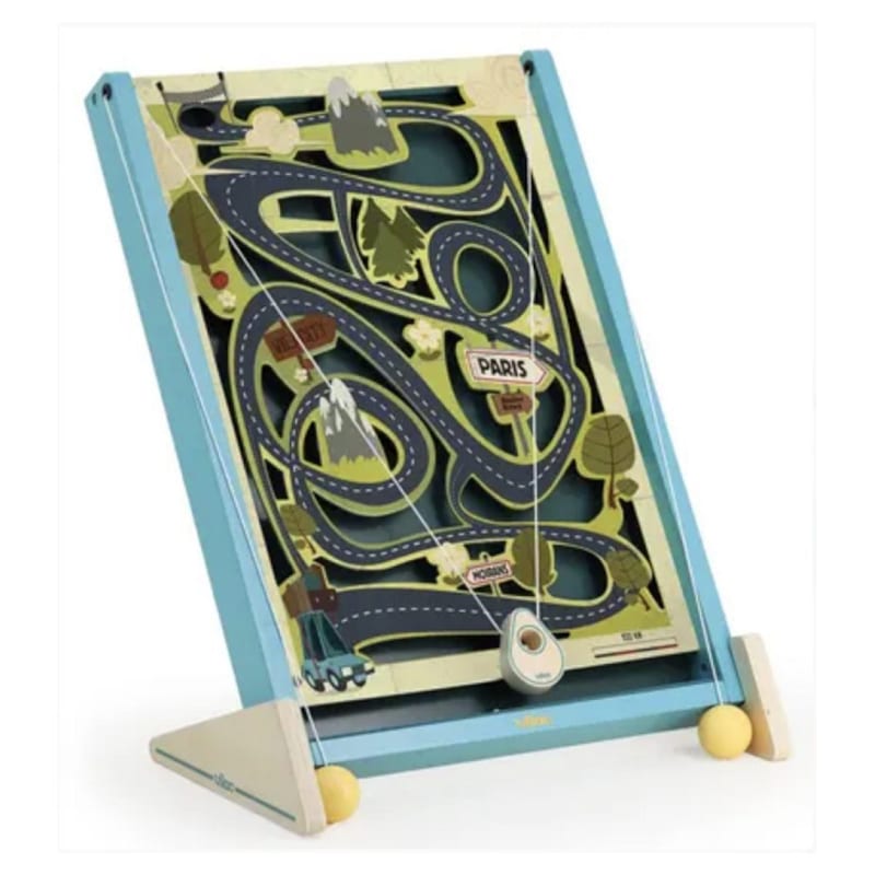 Jeu a ficelles - labyrinthe a plateau interchangeables