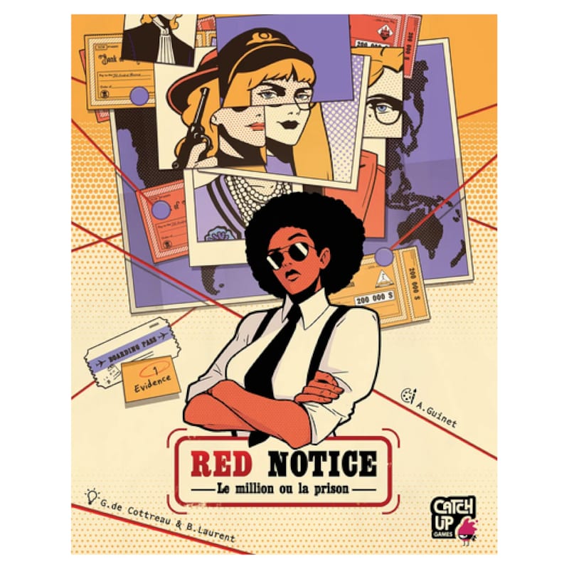 Red notice - jeu de bluff pour 2 joueurs