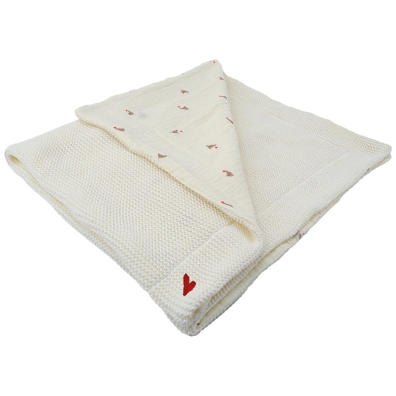 Couverture double face maternity love (75 x 100 cm)