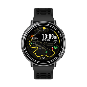 Montre connectée  gps intégré modes sportifs , edition  galaxy  noir