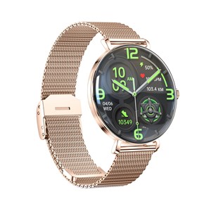 Montre connectée amoled- edition elite  or