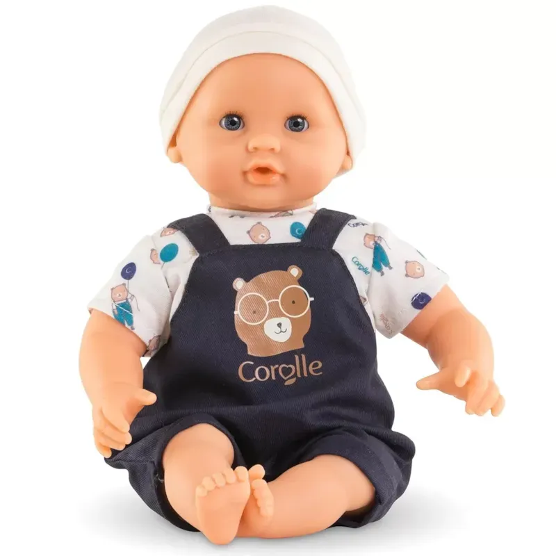 Poupon bébé calin maël ourson