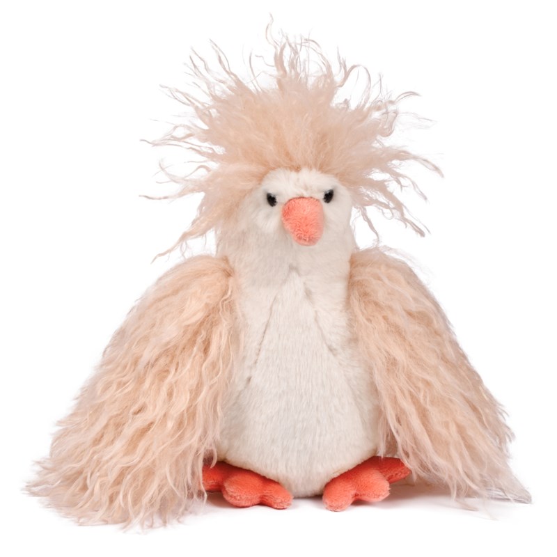 Histoire D'Ours - Peluche poule poulette frisottis 20 cm