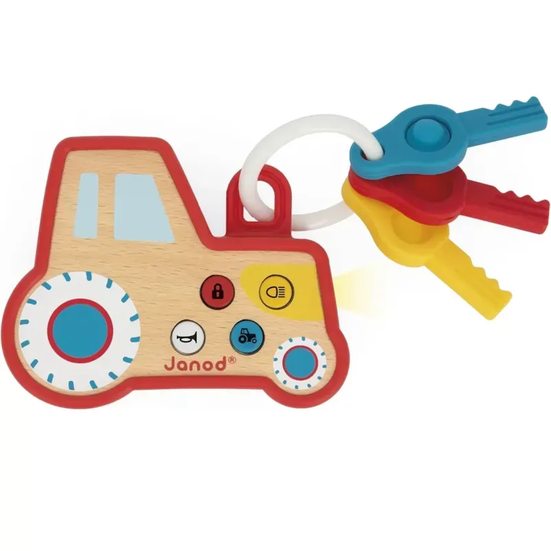 Porte-clés tracteur sonore et lumineux
