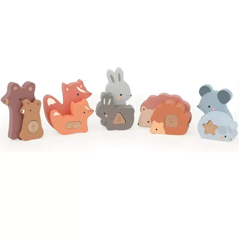 Puzzles d'éveil maman bébé animaux